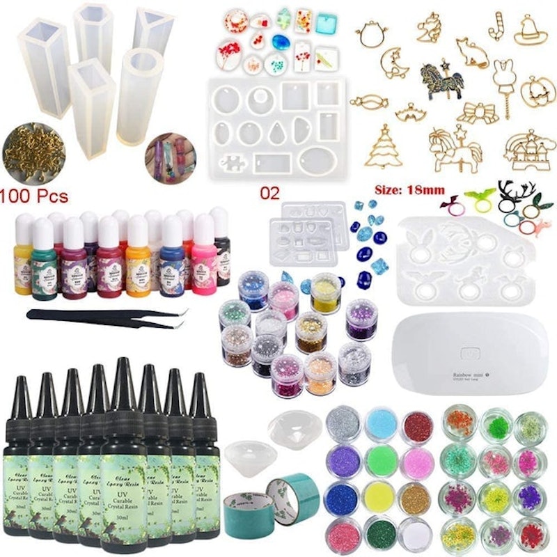 Metal and Resin Jewellery Making Kit 1