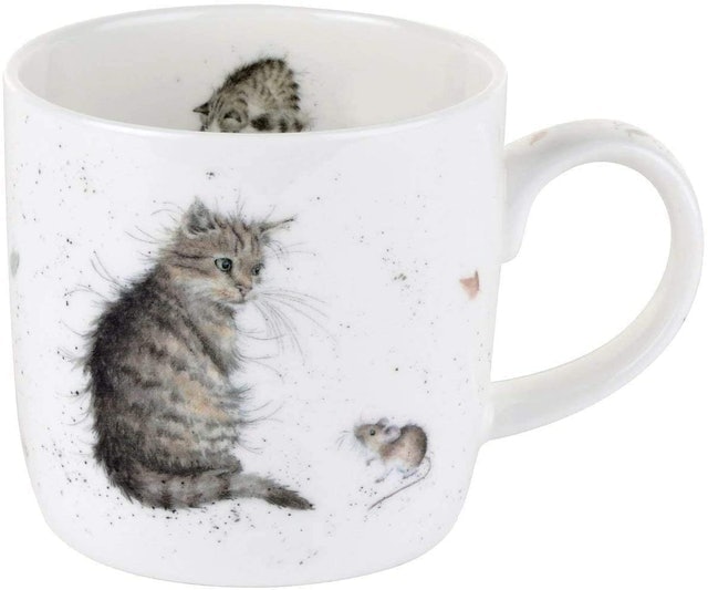 Cat & Mouse Bone China Mug 1