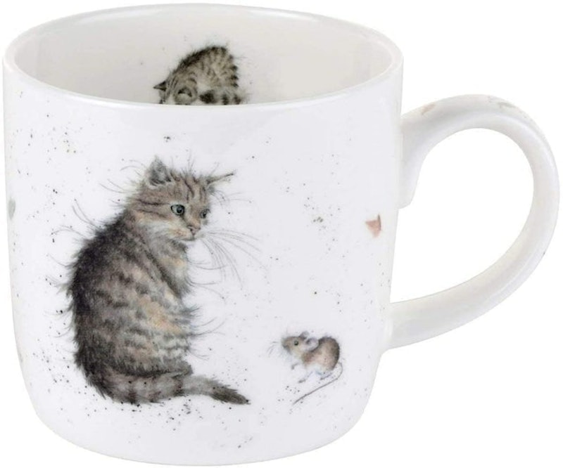 Cat & Mouse Bone China Mug 1