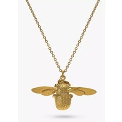 22ct Gold Vermeil Bumble Bee Pendant Necklace
