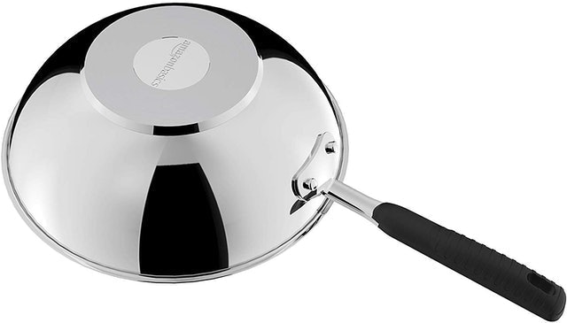 Stainless Steel Induction Non-Stick Wok Pan 2