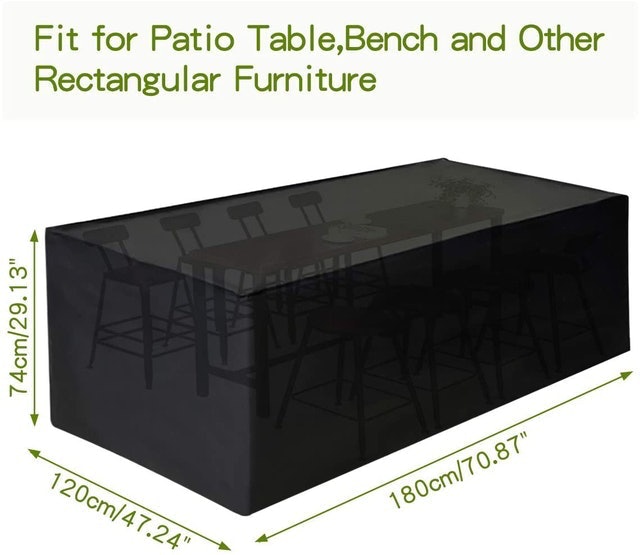 Rectangular Outdoor Furniture Cover  2