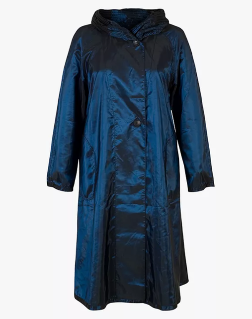 Velvet Embossed Reversible Raincoat 3