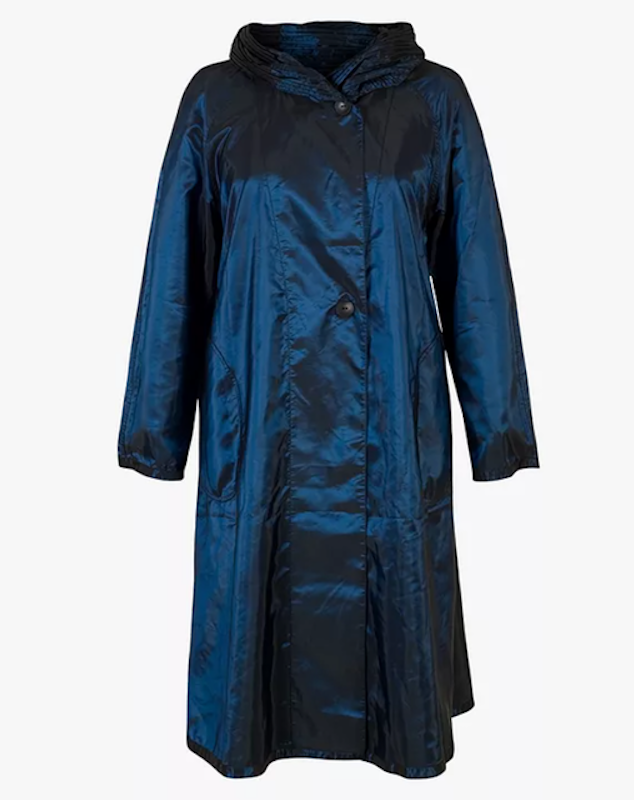 Velvet Embossed Reversible Raincoat 3