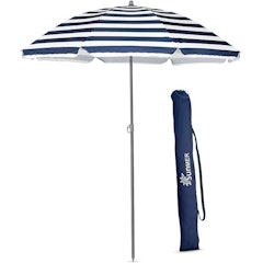 Blue & White Beach Umbrella