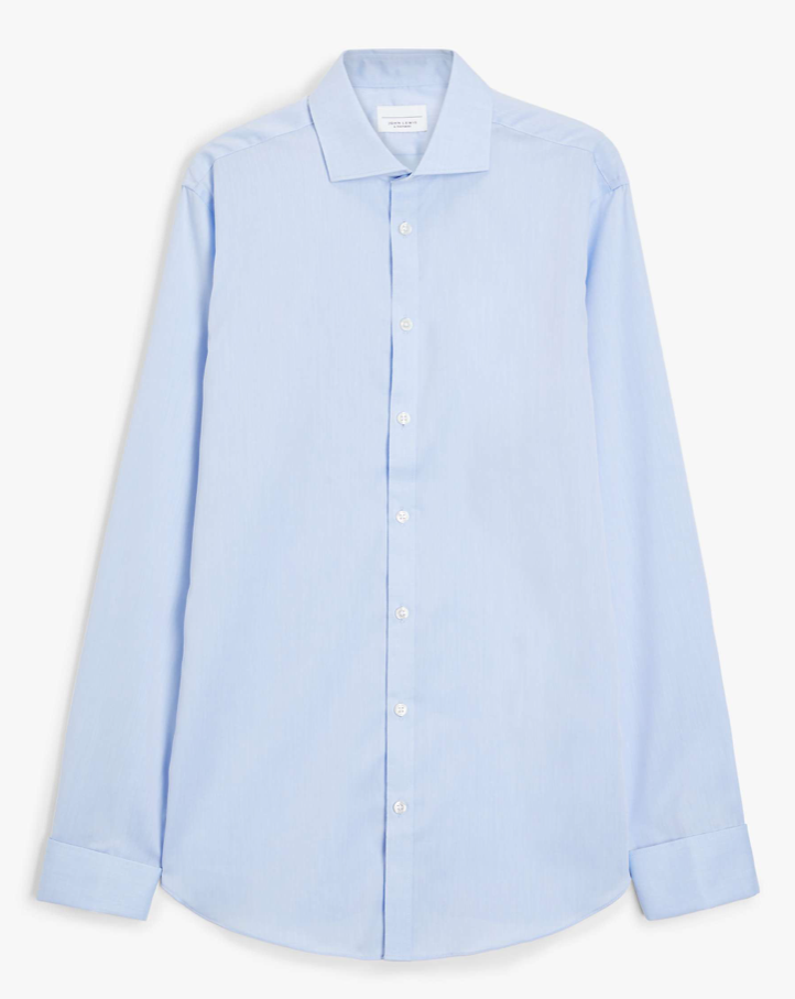 Non-Iron Twill Double Cuff Tailored Fit Shirt 1