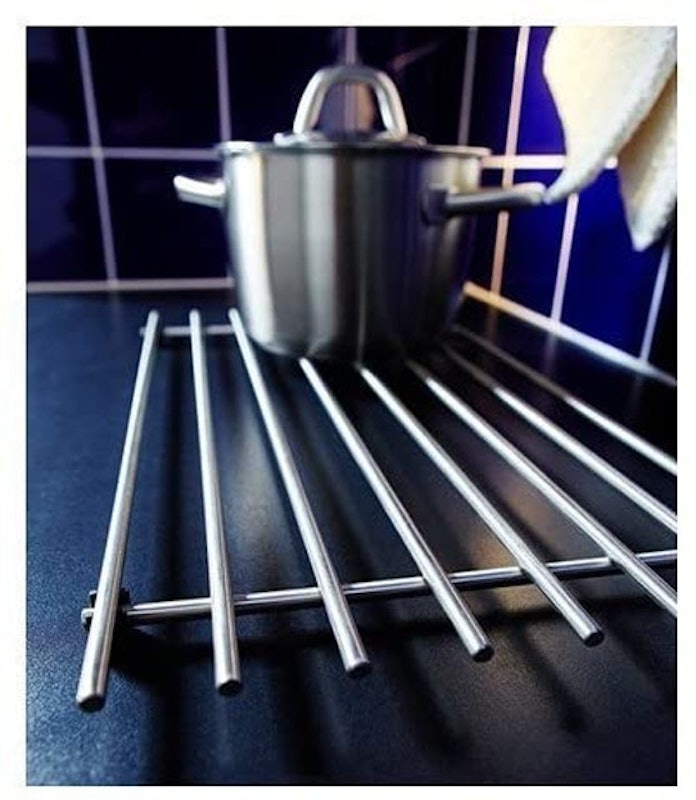 Lamplig Stainless Steel Trivet With Plastic Anti-Slip Feet 2