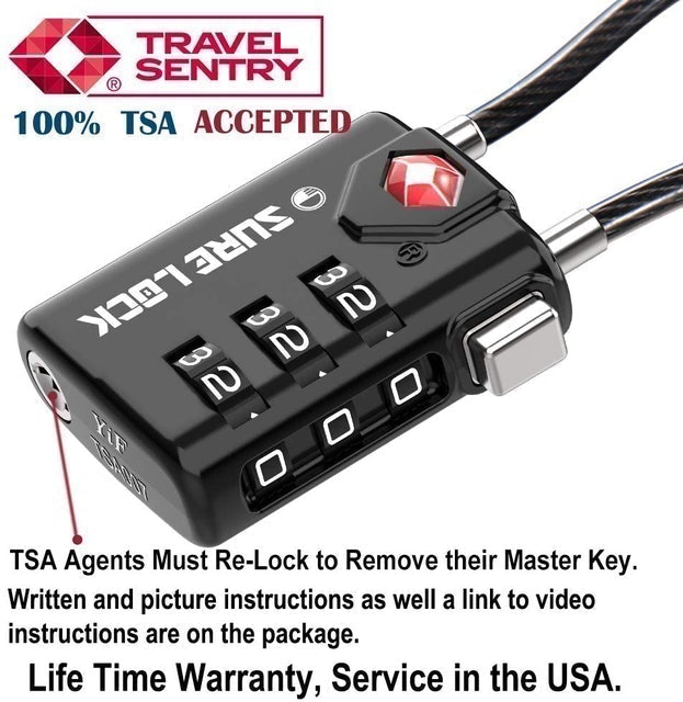 Cable Luggage Lock 2