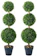 Garden Mile 5. Woodside Pair Of Artificial Topiary Swirl Trees/Bushes 1
