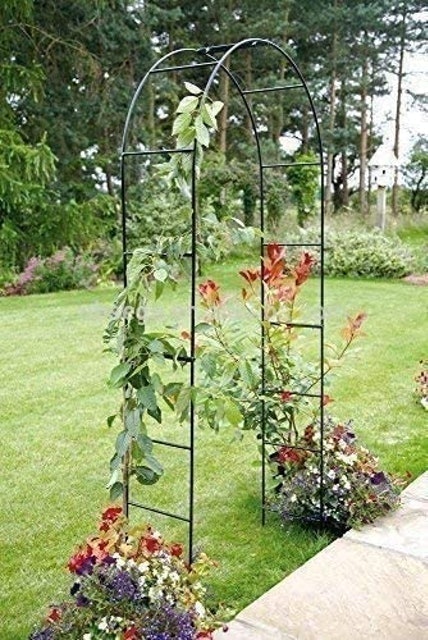 Black Metal Garden Arch 3