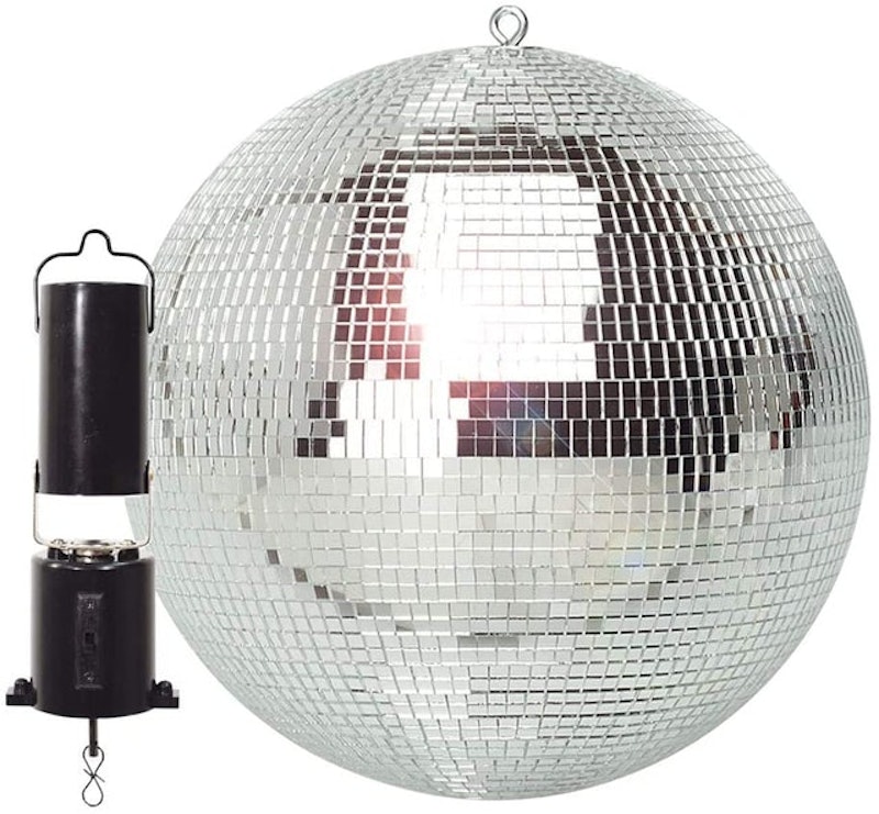300mm Mirror Disco Ball Silver Glitter Ball Hanging Disco Light For Kids  Parties