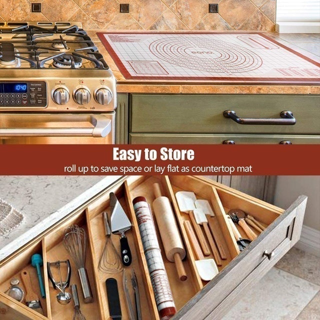 Eono Extra Large Silicone Baking Mat 6