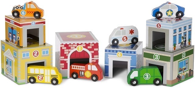 Nesting & Sorting Buildings & Vehicles 1