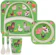 The Leonardo Collection Bamboo Eco-Friendly Farm Animals Dinner Set 1