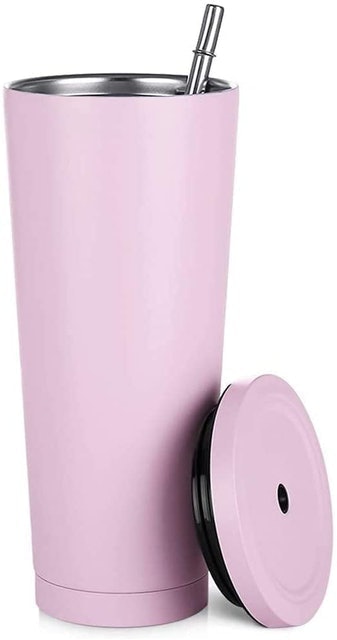 Stainless Steel Tumbler with Straw 1
