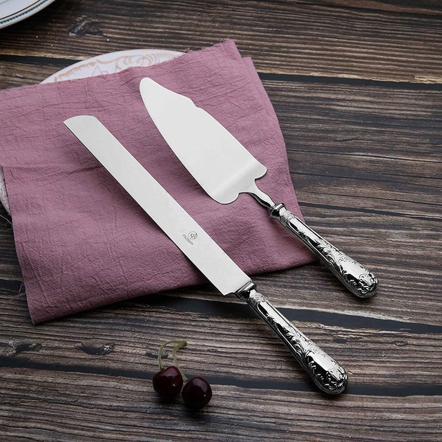2 Piece Wedding Cake Knife and Server Set 5