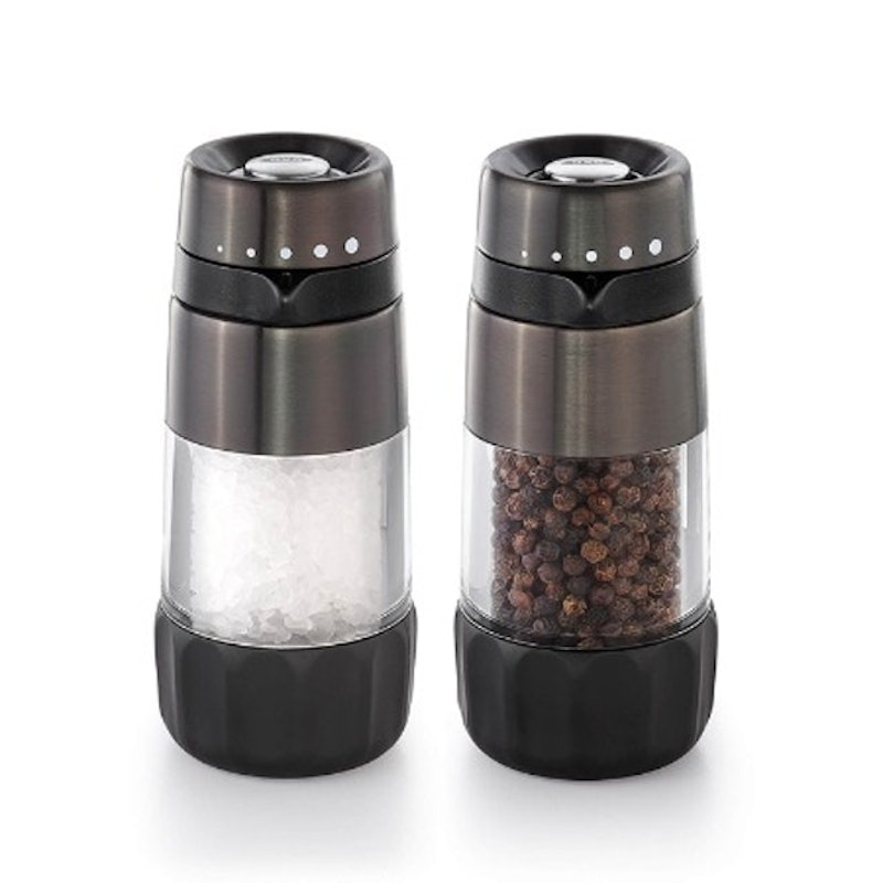 1. OXO Good Grips Steel Salt and Pepper Grinders 1