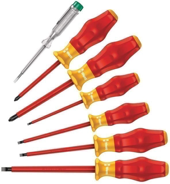 Kraftform Comfort VDE Screwdriver Set, 7 Pieces 1