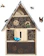 Buddy Wild Natural Wood Insect Hotel With Metal Roof 1