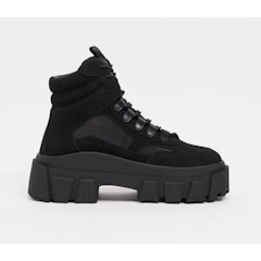 Lace-up Boots With Chunky Sole