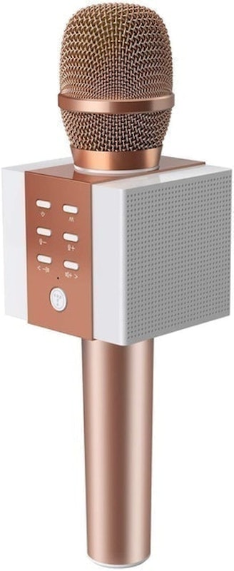 Rose Gold Karaoke Microphone 1