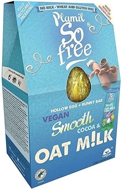 Vegan Smooth Cocoa & Oat Milk Hollow Egg + Bunny Bar 1