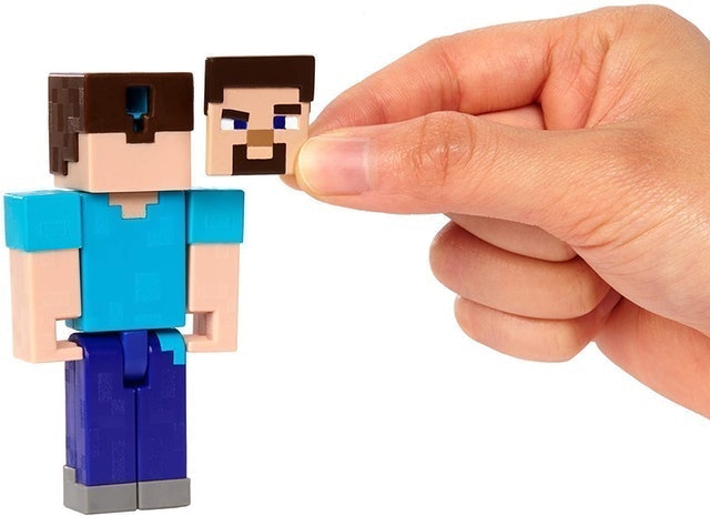 Steve and Armored Horse Collectable Action Figure 3