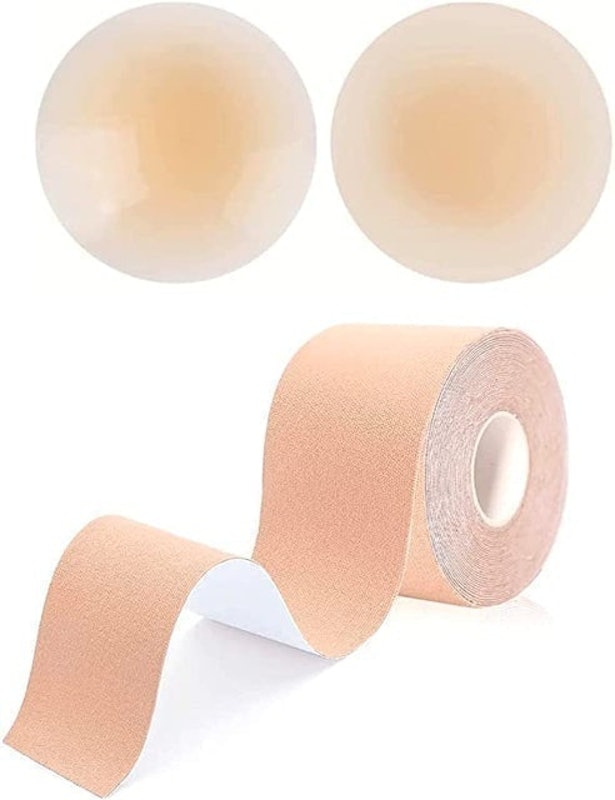 Pack of adhesive breast tape (4 pairs) skintone Magic Bodyfashion