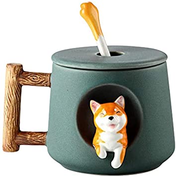 3D Cute Dog Coffee Mug 2