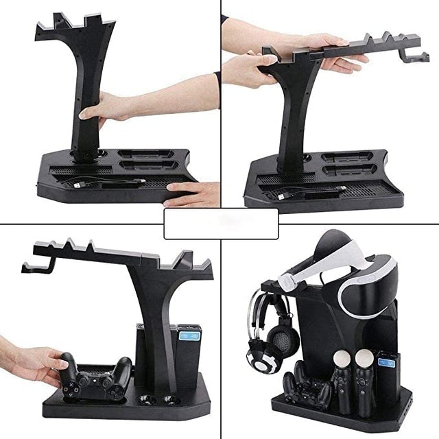 Multifunction Vertical Stand for PS4 3