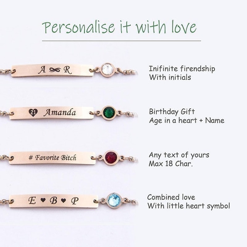 Personalised Birthstone Bracelet 2
