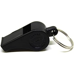 Plastic Whistle with Lanyard