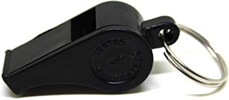 Plastic Whistle with Lanyard 1