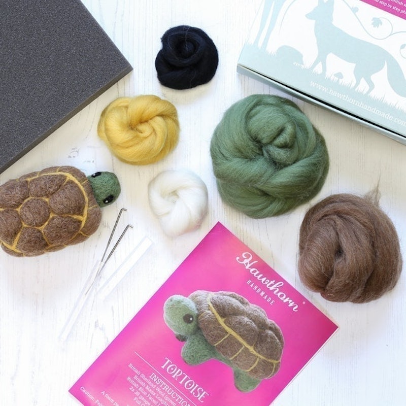 Tortoise Needle Felting Kit 3