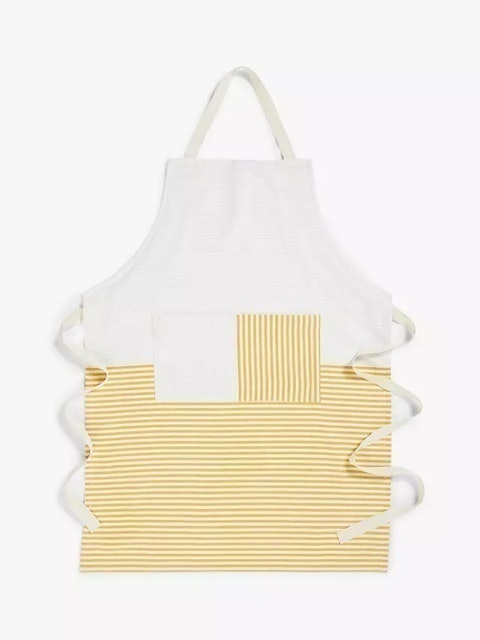 Striped Ochre Apron 1