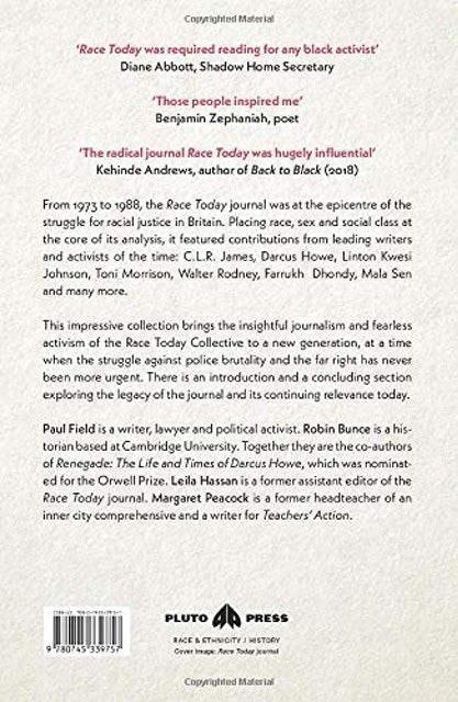 Here to Stay, Here to Fight: A Race Today Anthology 2