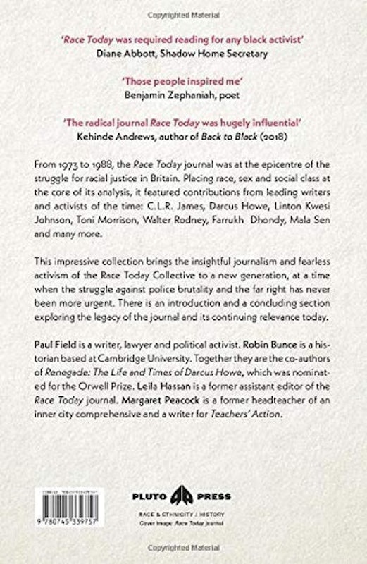 Here to Stay, Here to Fight: A Race Today Anthology 2