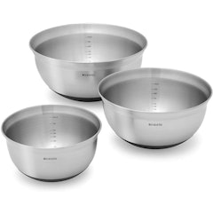 Matt Stainless Steel Mixing Bowl Set