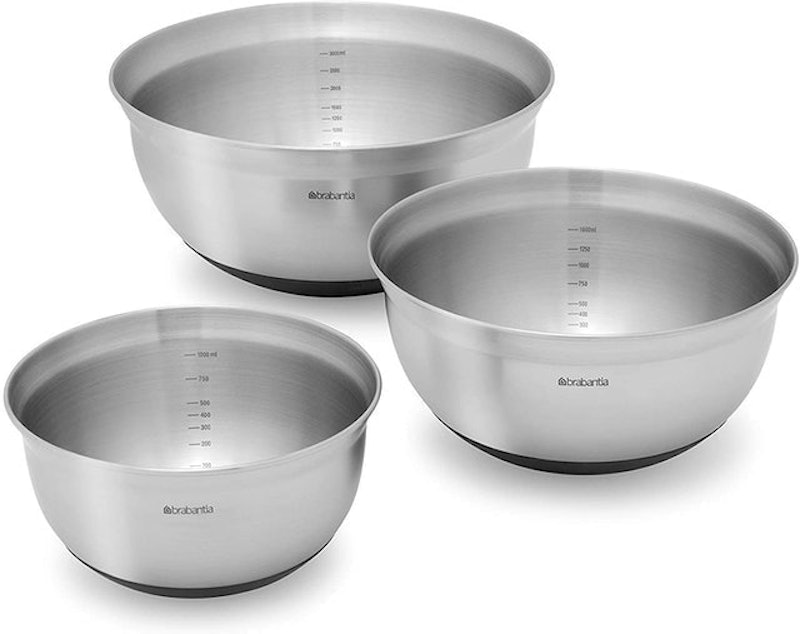 Matt Stainless Steel Mixing Bowl Set 1