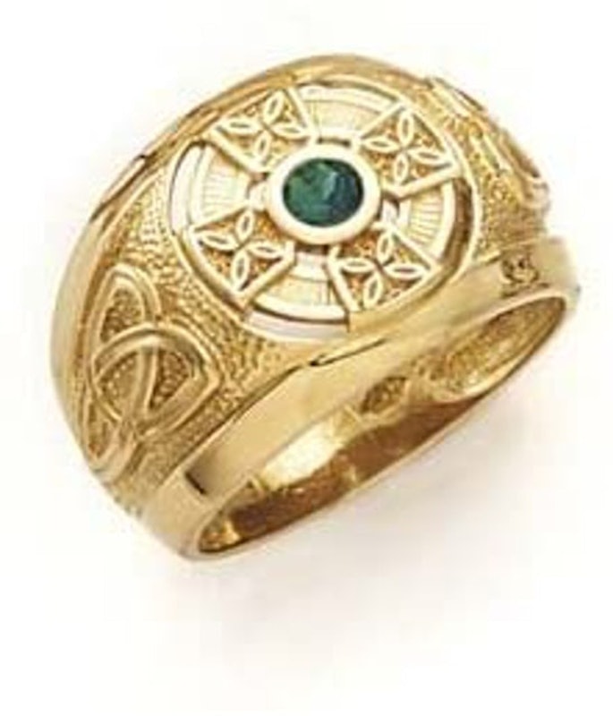 14ct Yellow Gold Irish Celtic Ring 1