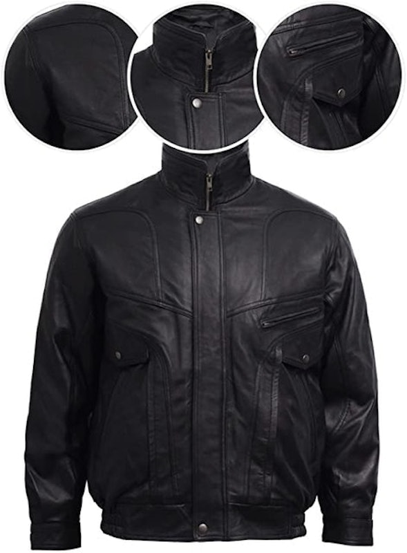 Leather Bomber Jacket 3