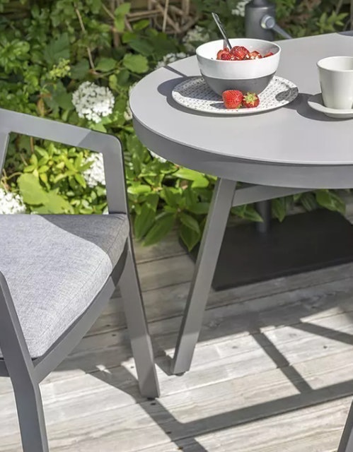 Cassis 2-Seater Garden Bistro Table & Chairs Set 2