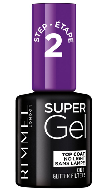 Super Gel Glitter Top Coat  1