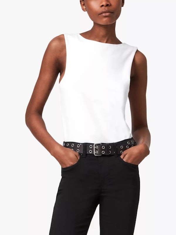Layla Bodysuit, Chalk White 1