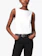 AllSaints Layla Bodysuit, Chalk White 1
