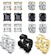 LOLIAS 9 Pairs Magnetic Earrings Set 1
