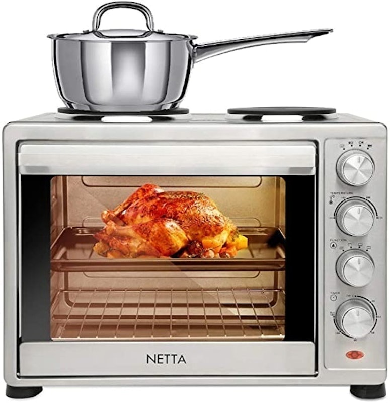 Electric Mini Oven with Double Hotplate 1