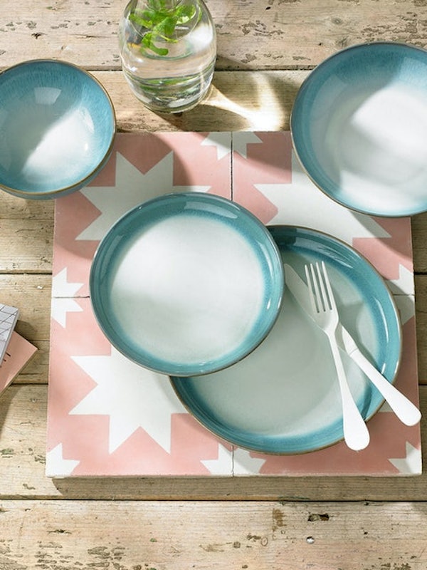 Azure Haze Coupe Dinnerware Set 3