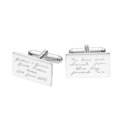 Personalised Inscribed Message Cufflinks