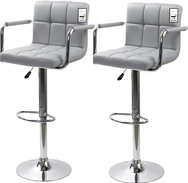Bar Stools With Chromed Framework 1